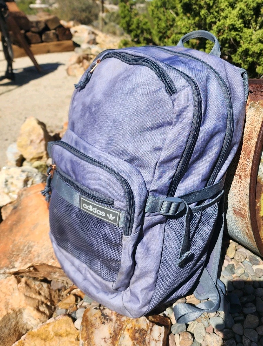 Adidas Originals Energy Backpack Gray Sustainable Recycled End Plastic Waste