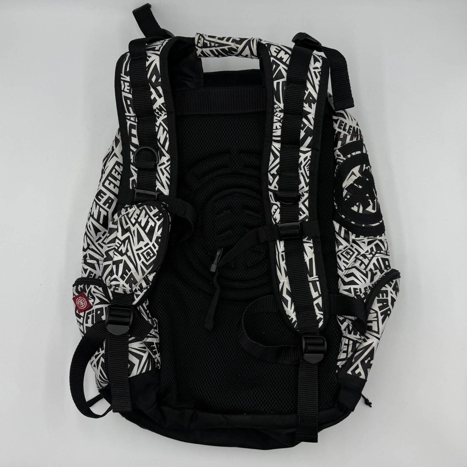 Element Skateboard Mohave Black White Logo Icon Backpack