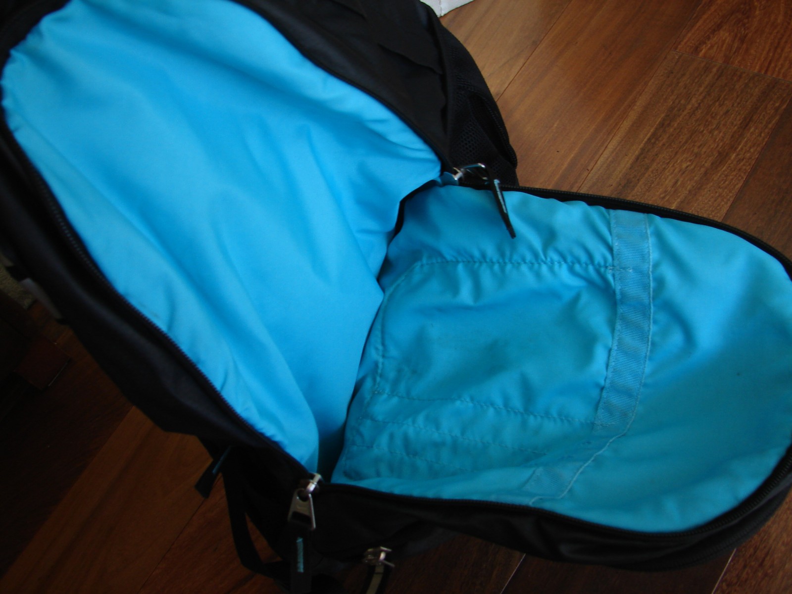 Nike Max Air Backpack Black & Teal 3 Pocket Basketball Sports Backpack