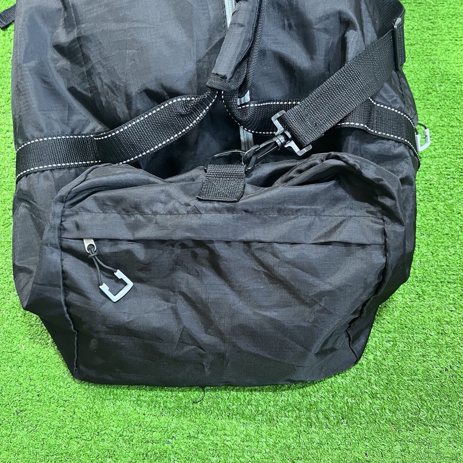 NRA Duffle Bag XL Backpack Combo Black Water Resistant Hiking Rucksack