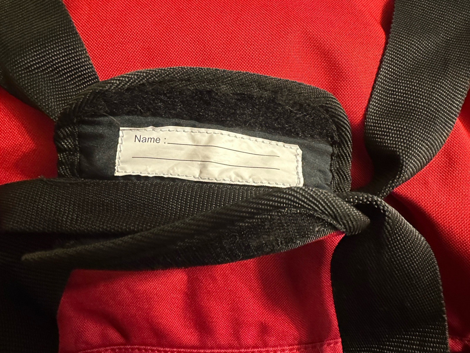 Nike Duffle Bag 20x12in- Red/Black/White Swoosh In Preowned