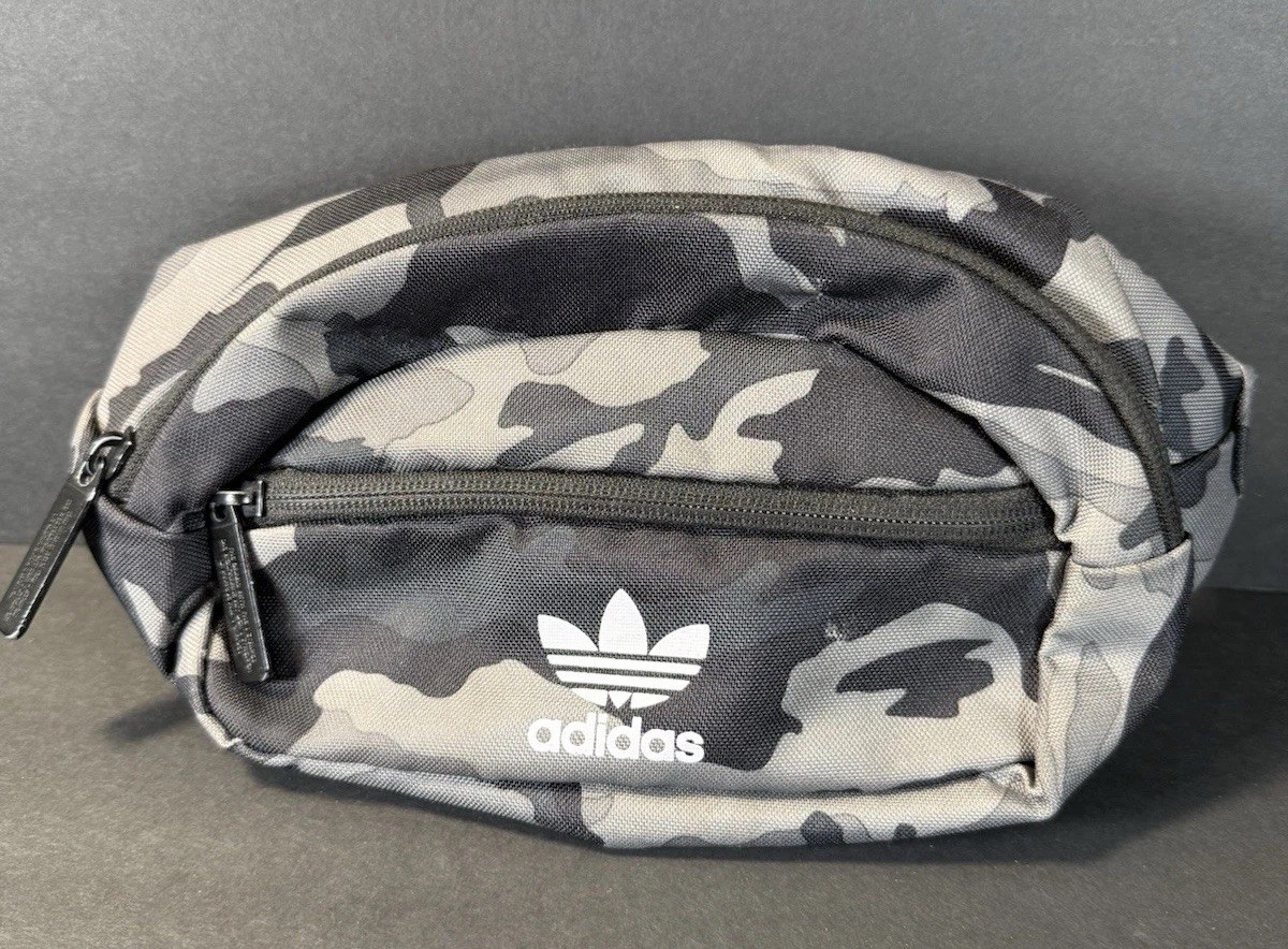 Adidas Originals Unisex National Night Gray/Camo Adjustable Fanny Pack Bag Waist