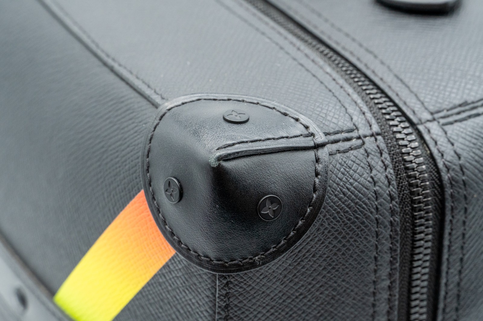 Louis Vuitton Soft Trunk PM Rainbow Taiga Black Backpack Multicolor LV M30337