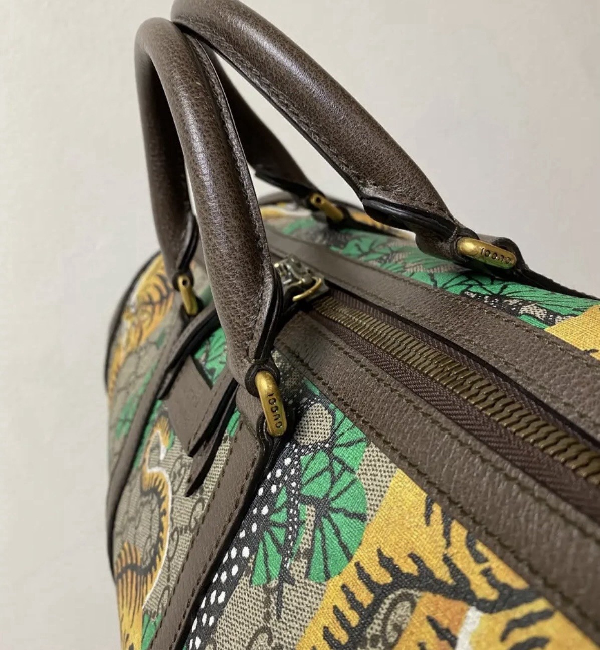Gucci GG Supreme Bengal Tiger Duffle Bag. This Limited-edition Brand New In Box