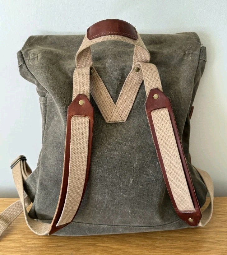Bradley Mountain Muir Pack Waxed Canvas Backpack Made in the USA…Free Shipping