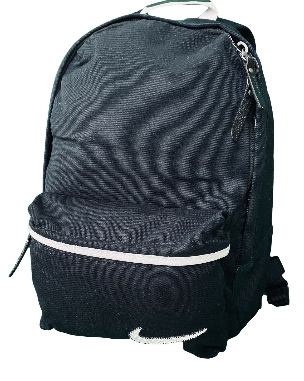 NIKE BACKPACK Vintage TIEMPO Football Bag Cotton BA3011 Black NEW