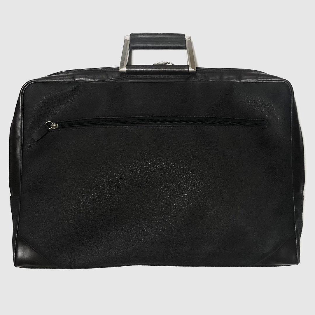Dunhill Business Bag Briefcase Leather Dark Brown 30×43×6cm