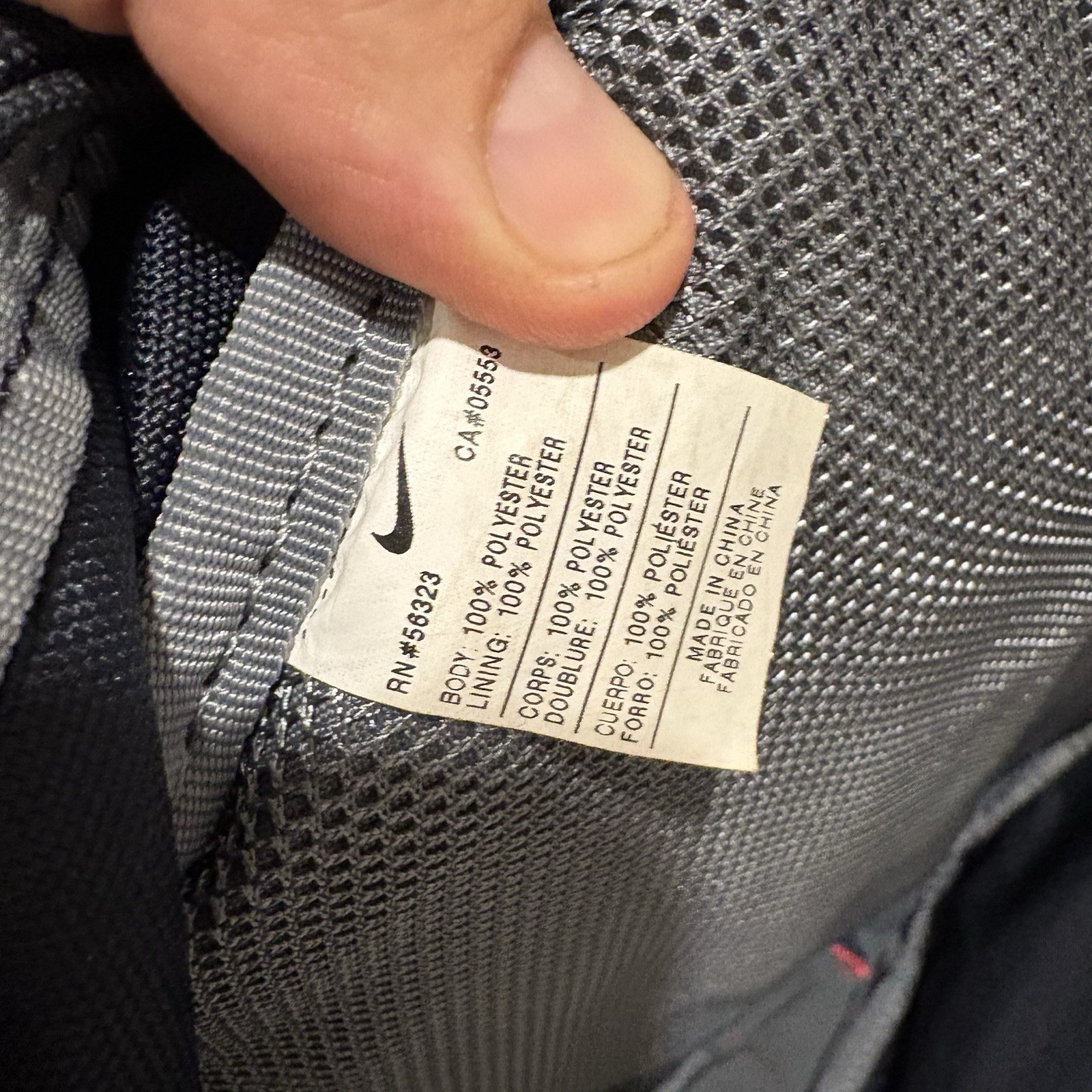 NIKE BACKPACK T90 Total 90 Navy Blue Red RN#56323