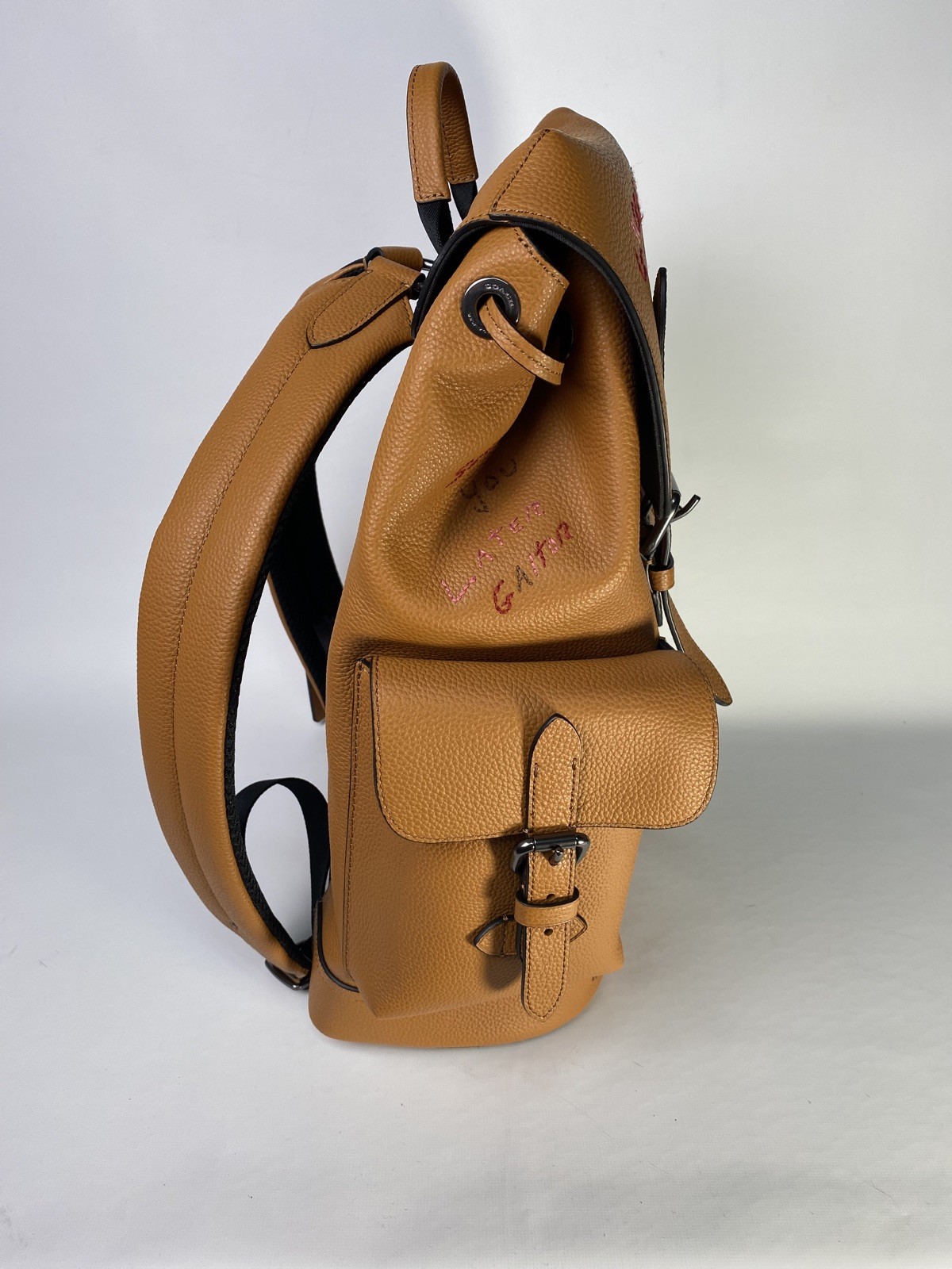 New Without Tags Coach men’s Hudson Backpack With Diary Embroidery