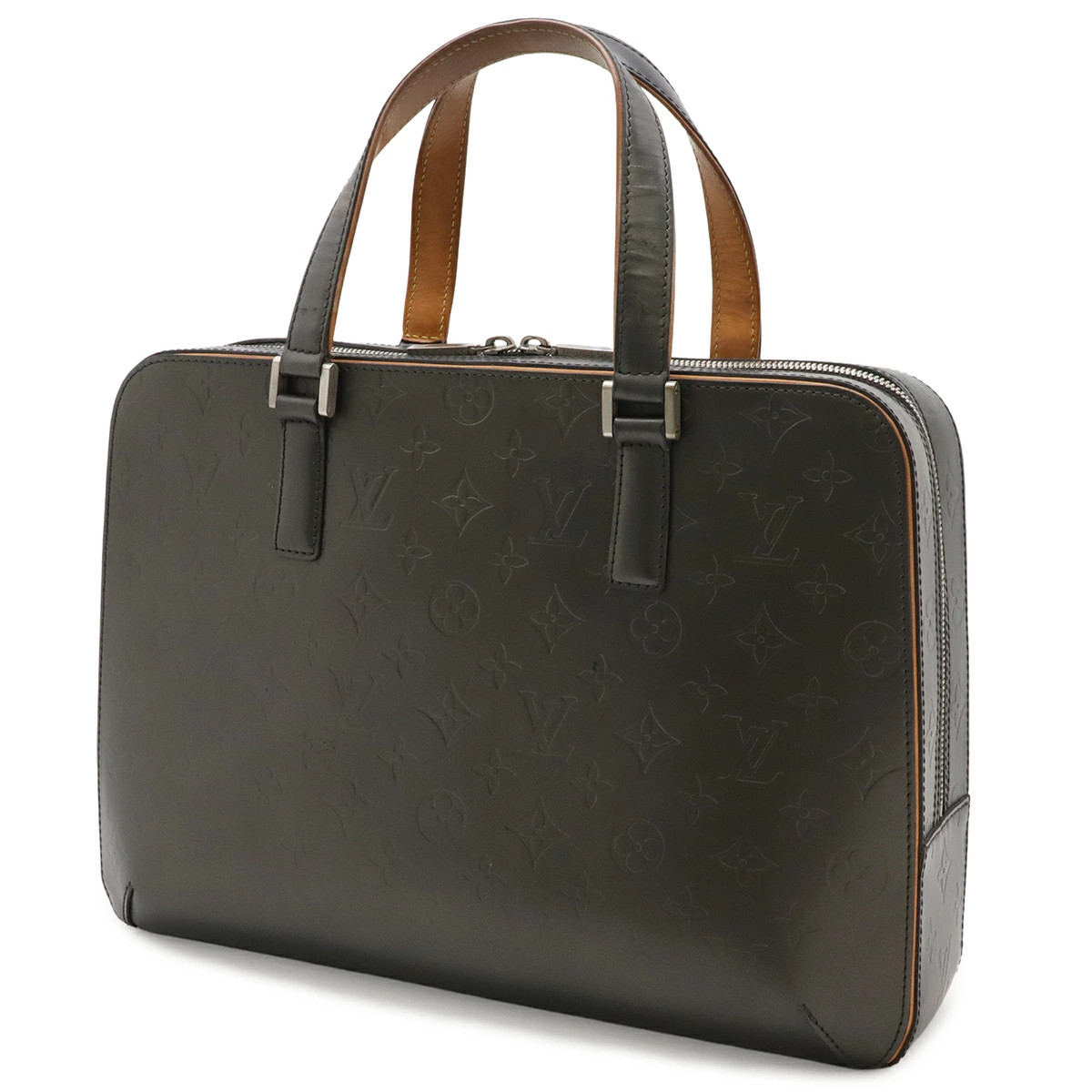 Louis Vuitton Monogram Matte Malden Bag Handbag Briefcase Noir Black M55132 r50_
