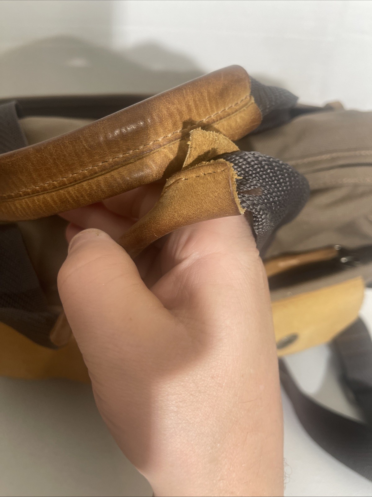 Duluth Trading Company Fire Hose Canvas Bona Fide Briefcase Messenger Bag