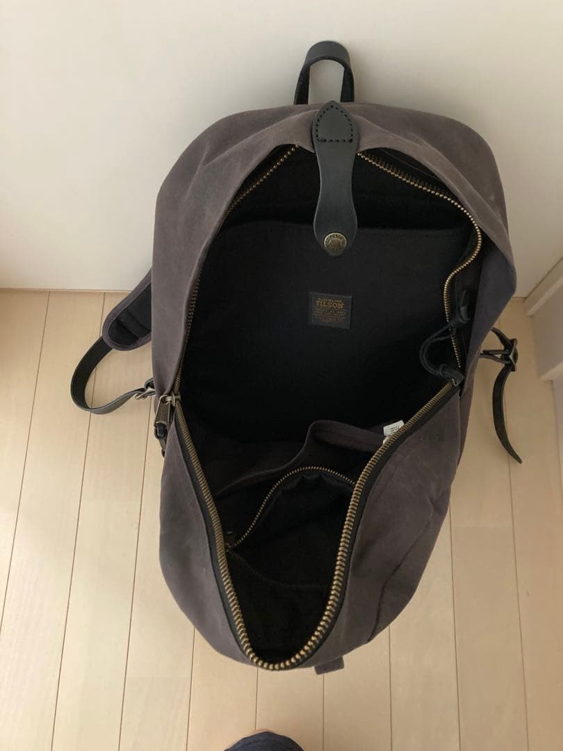 Used Filson Journeyman Backpack Rucksack 44cm 31cm 12cm Size 23L Cigar Color