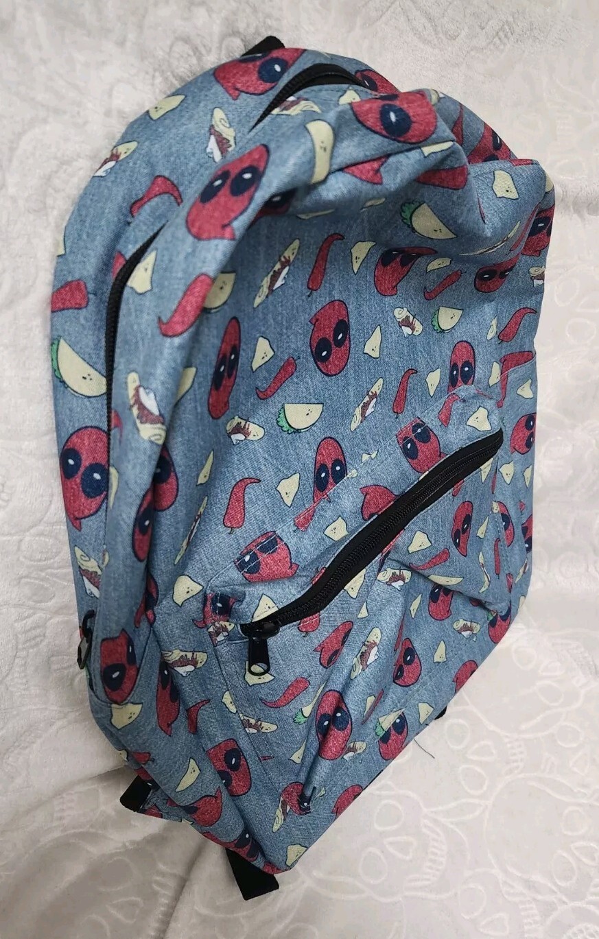 DEADPOOL Tacos & Chimichangas BACKPACK◇NEW◇Authentic Marvel◇Sold out & rare