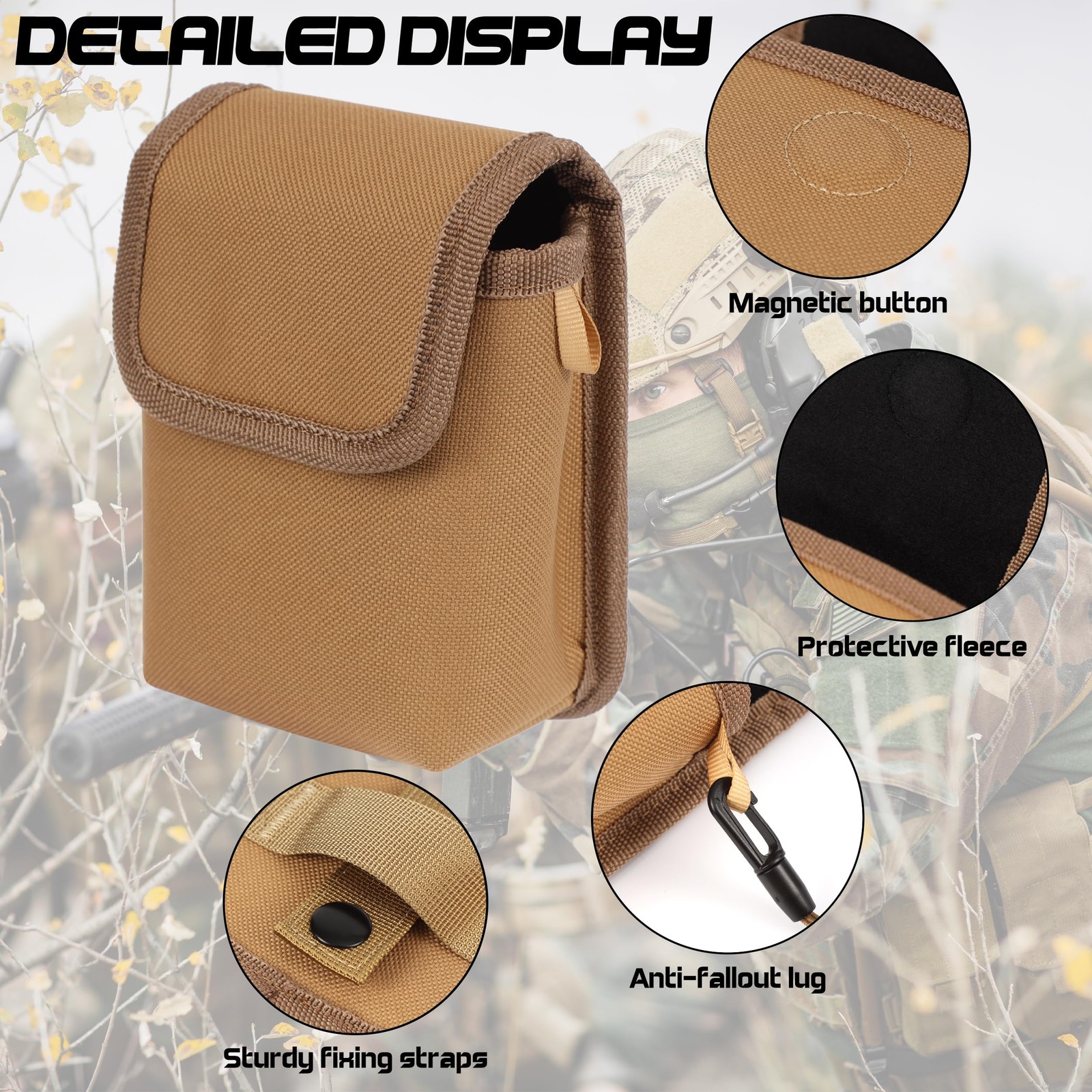 Yao Suo Rangefinder Pouch – Ultimate Protection 5.9 X 3.9 X 2.7 Inches, White