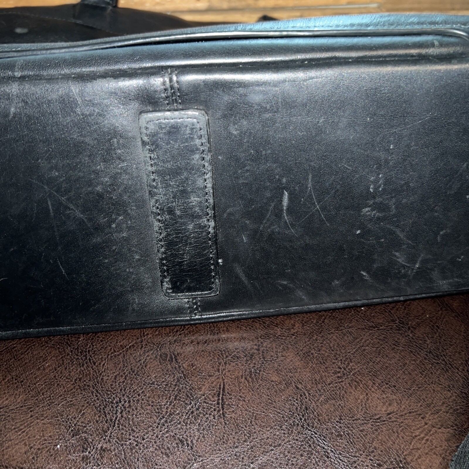 Tumi Beacon Hill Lawyers Briefcase Leather Laptop Bag Black 68560D