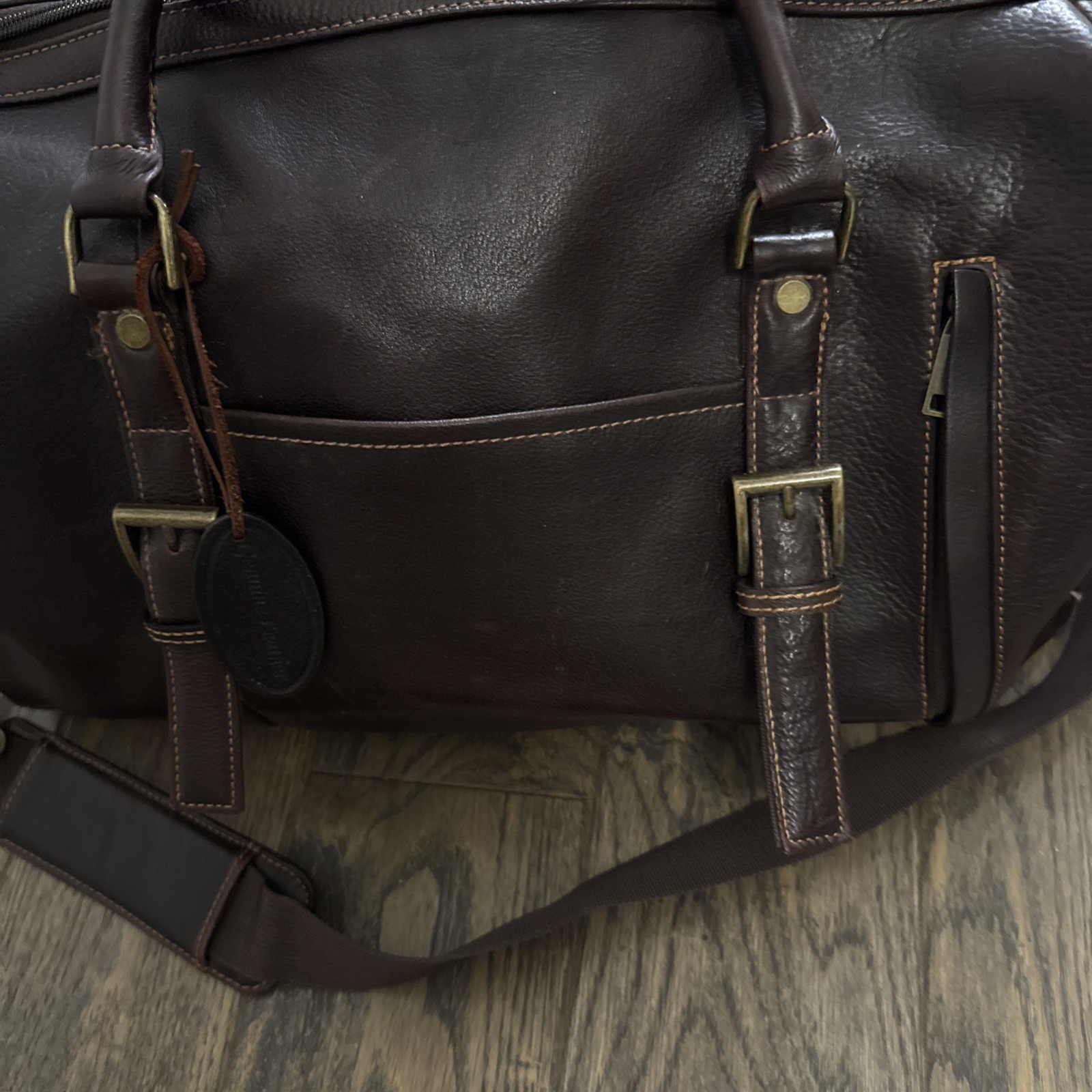 Wilson’s Leather Large Retro Brown Travel or Business Bag. Beautiful