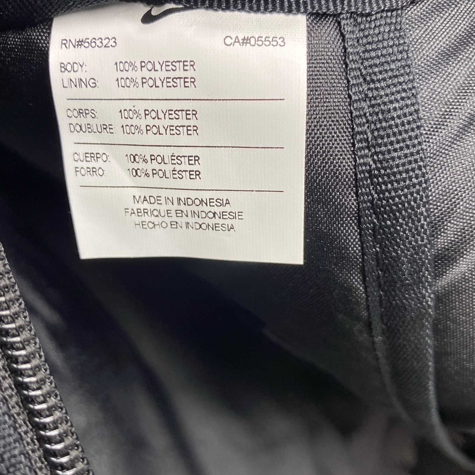 Nike Brasilia 9.5 Training Backpack Black/White Medium 24L