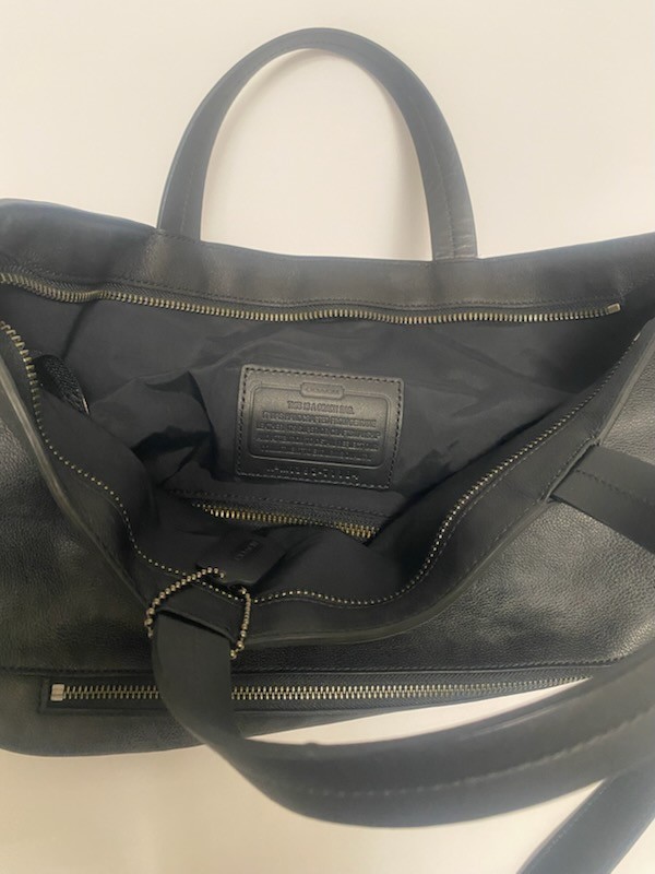 COACH Tote Bag Thompson Crossbody Foldover. Brand new in smoky black