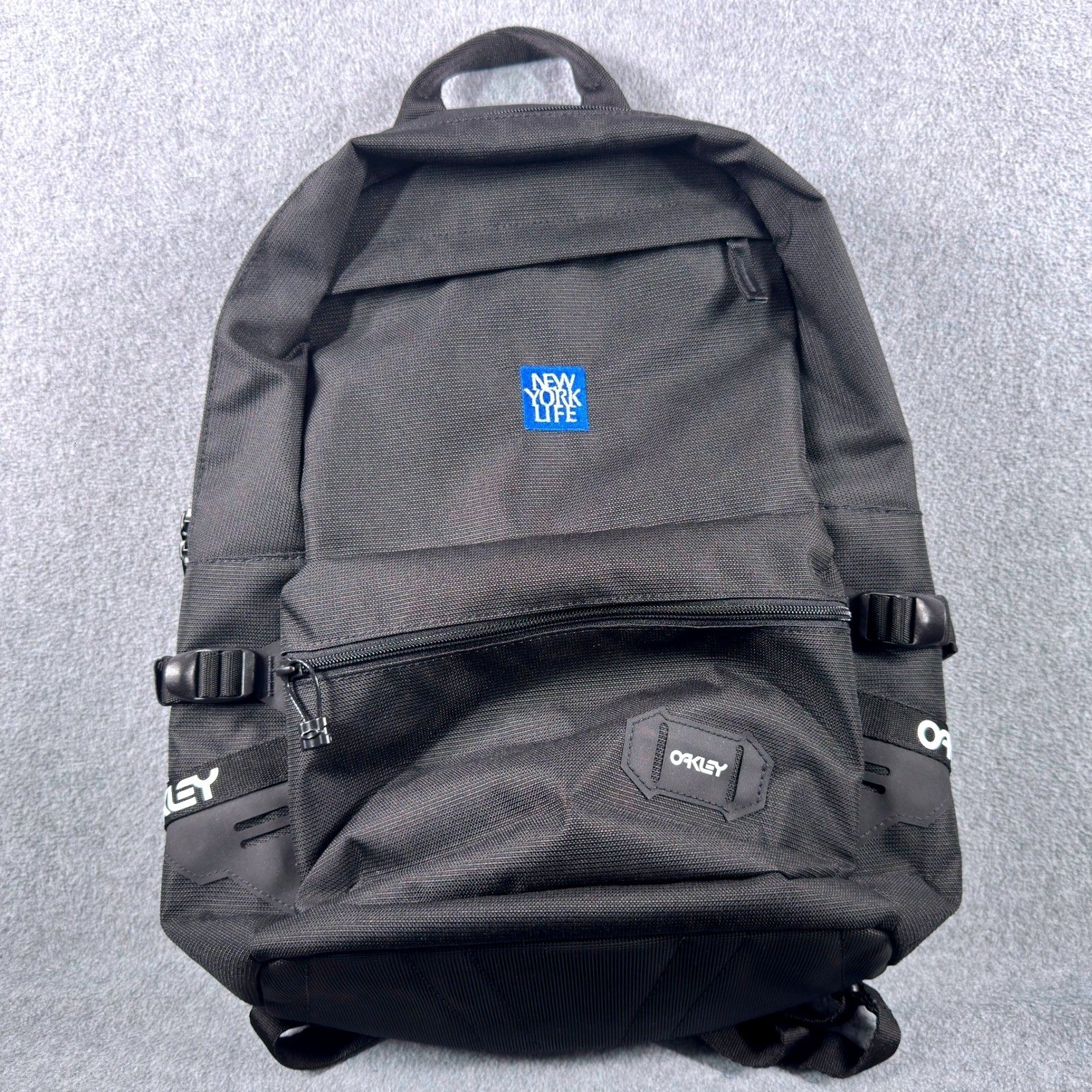 Oakley Backpack Black New York Life Laptop School Travel Book Bag Excellent