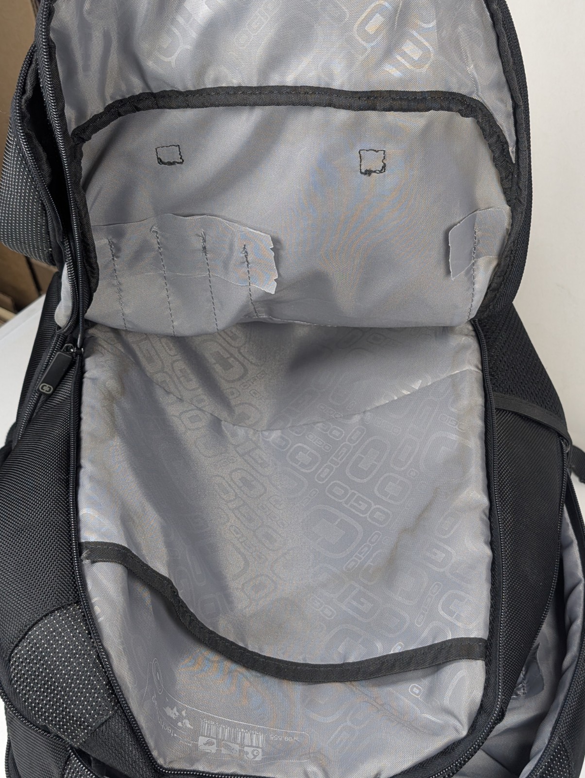 Ogio Roamer Laptop Backpack Miller Lite Beer Logo Branded Black Travel Bag Light
