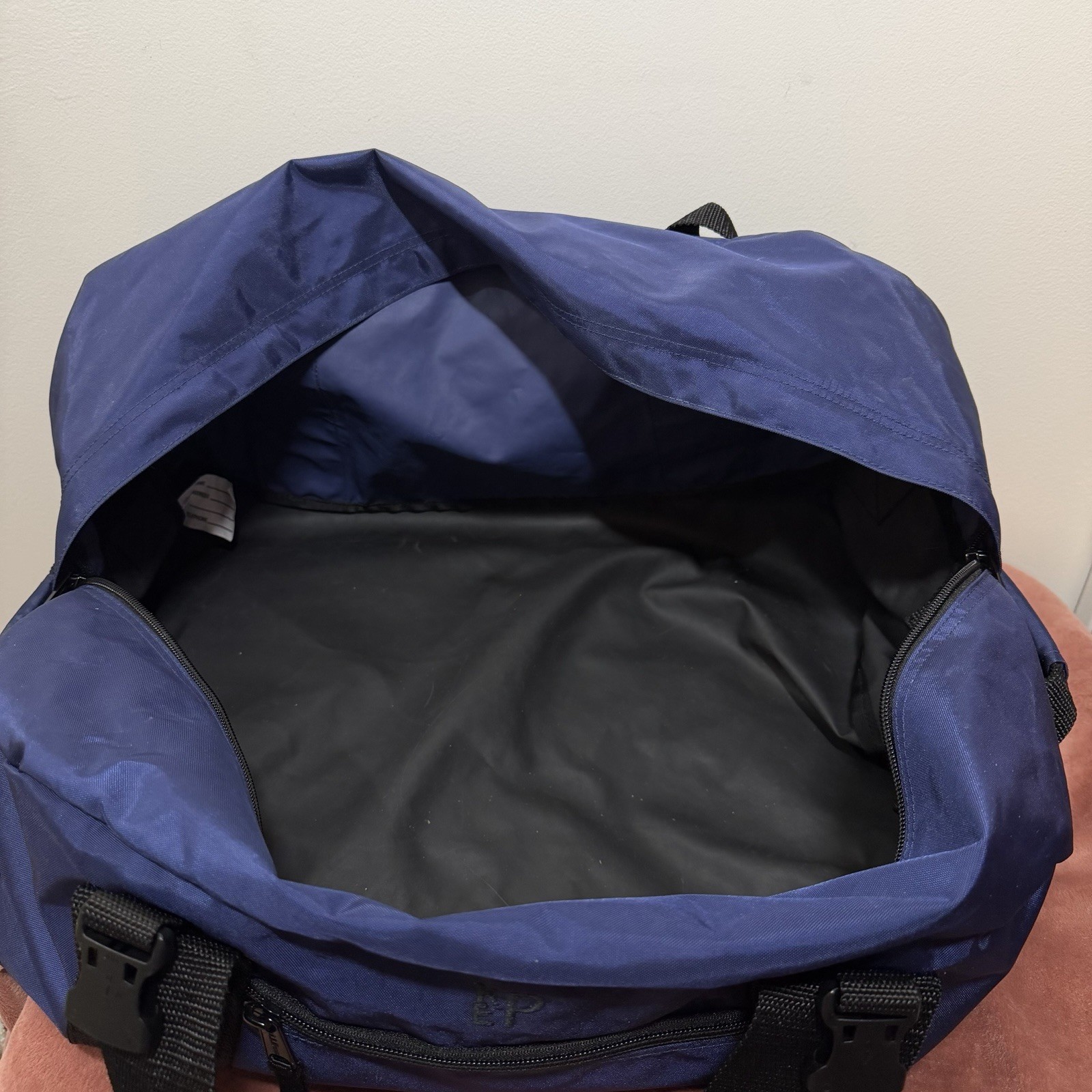 L.L. Bean Blue Medium Duffel Bag Gym Travel Carry On Tote Adventure Nylon 35L