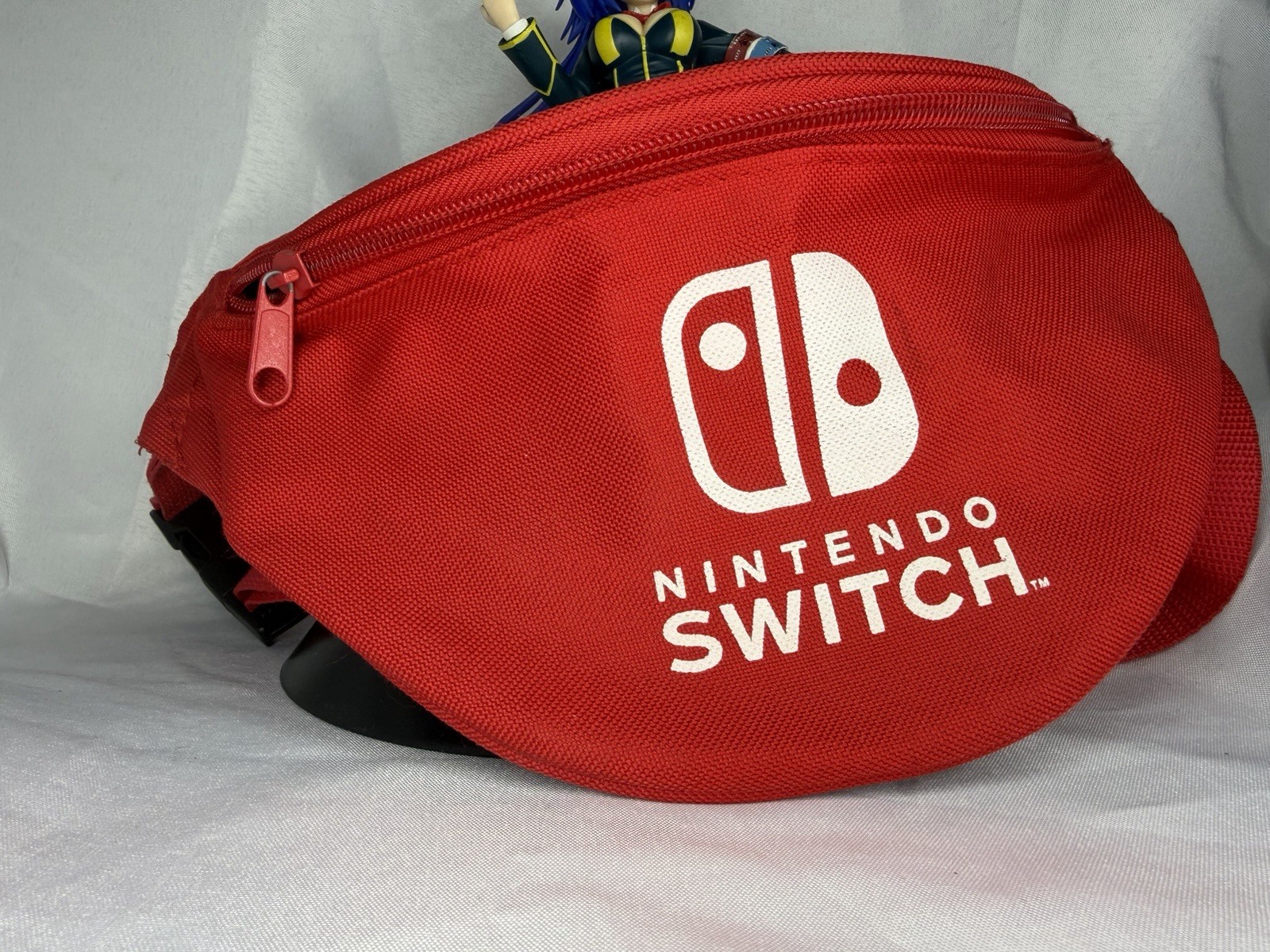 Nintendo Switch Together Tour Red Fanny Pack Adjustable Waist Promotional Zipper