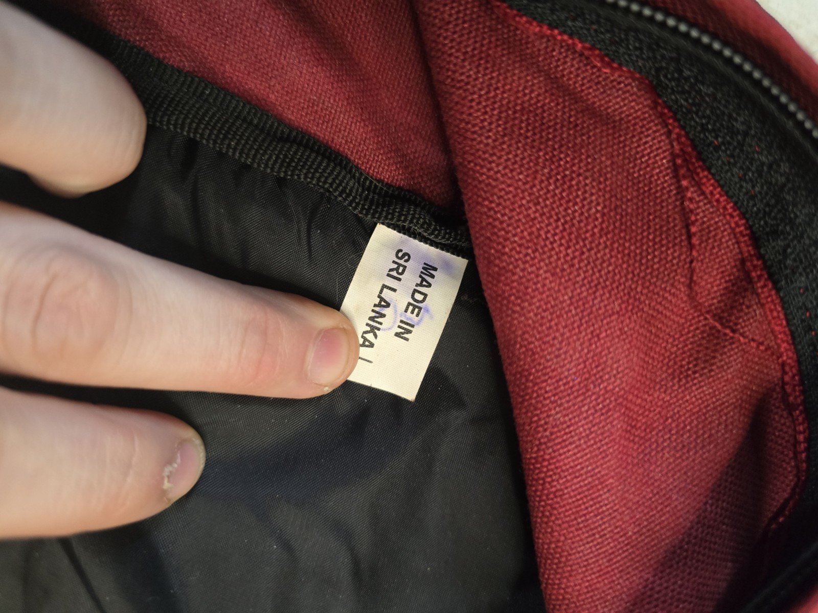 Spalding Backpack For Men Red Made In Sri Lanka