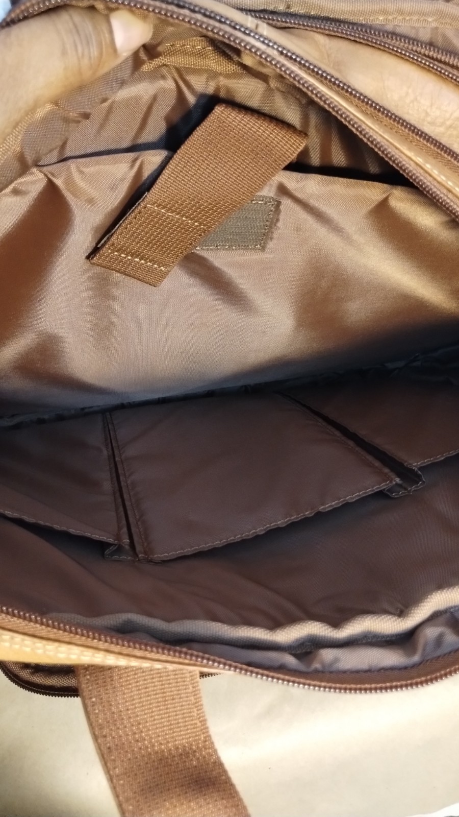Wilson’s Leather Tan Men’s Laptop Bag