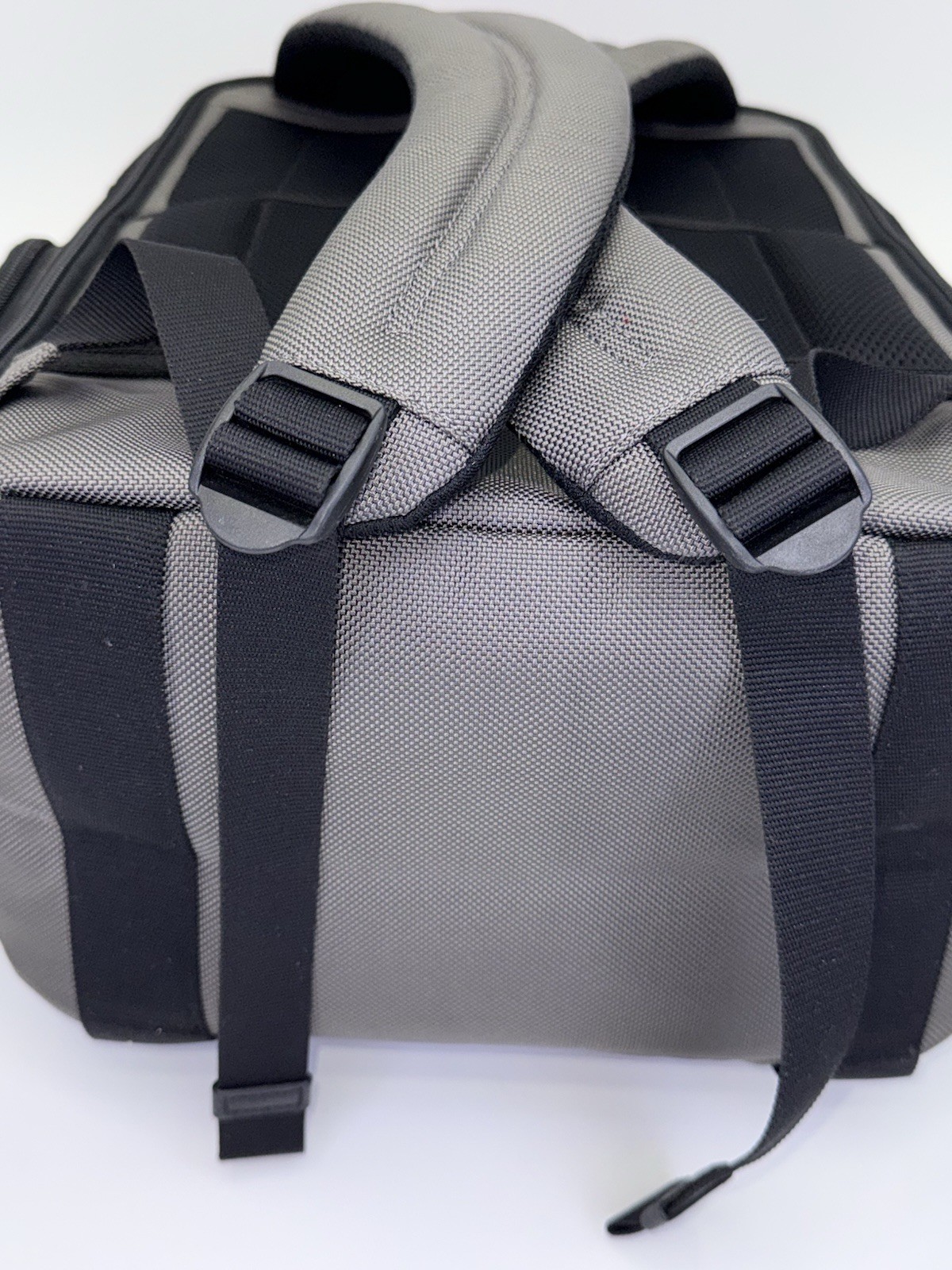 TUMI Alpha Bravo Knox Backpack Orange Gray Ballistic Nylon Laptop Bag MSRP $625