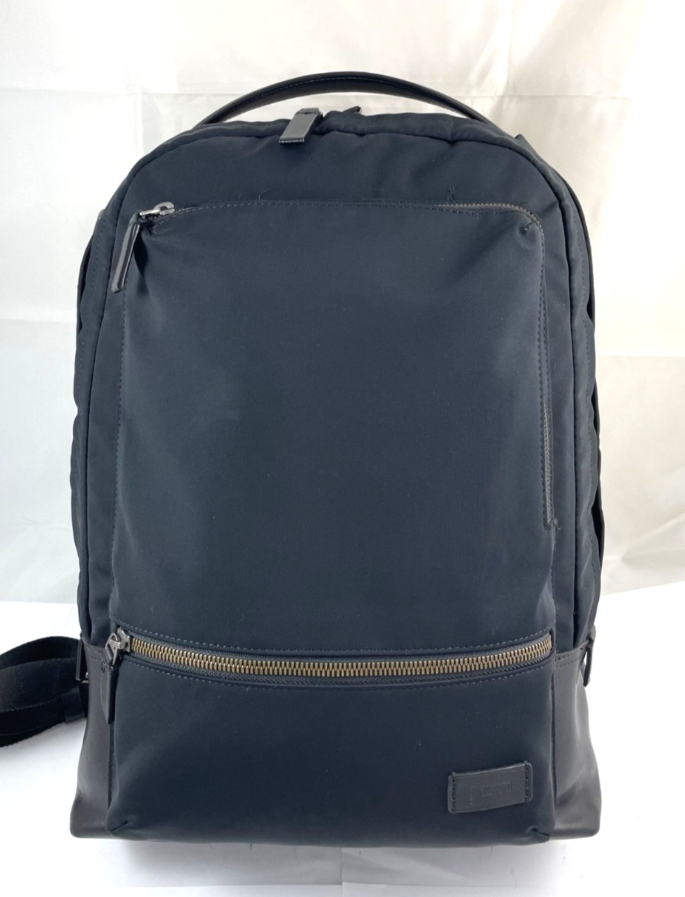 Tumi Harrison Bates Backpack Laptop Carry Bag Nylon Leather Black 66011D Rg $445
