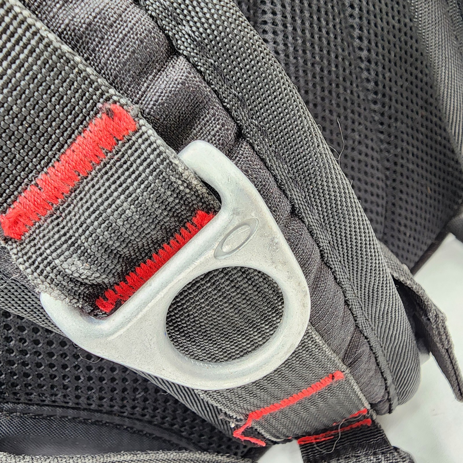 Vintage Y2K Oakley Tactical Backpack Black Red Software 00s 2000s MP3 Headphones