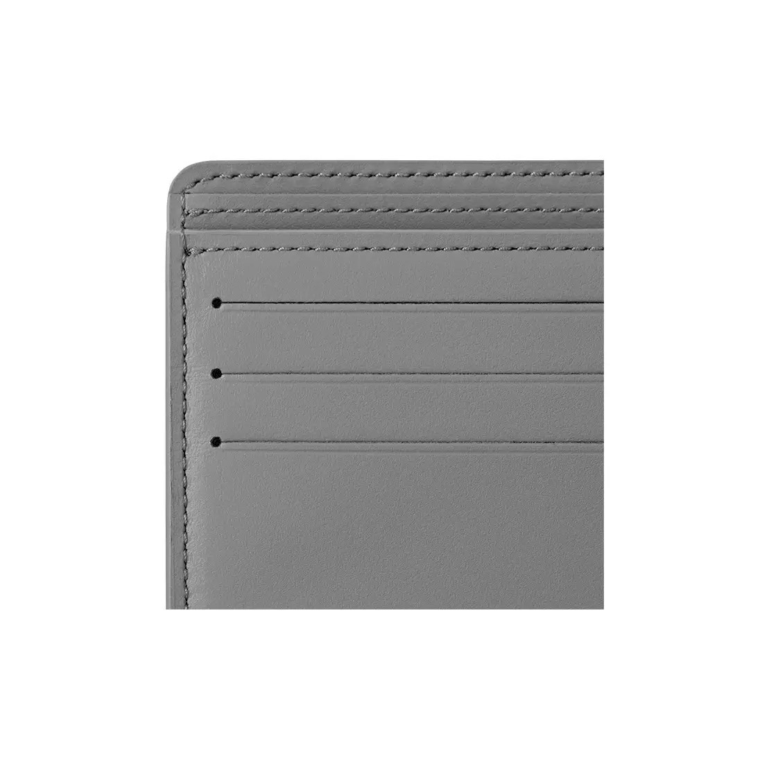 LOUIS VUITTON iconic printed logo cowhide leather wallet men’s 4.5×0.6×3.5 in