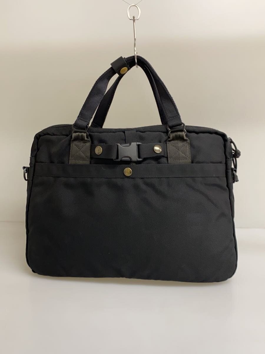 BRIEFING Briefcase Nylon Black Solid Color