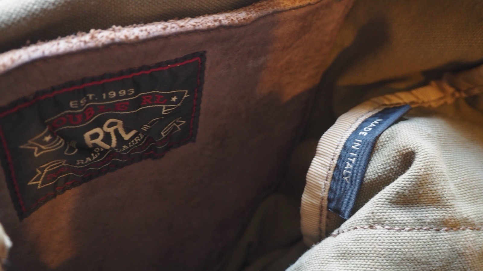 RRL Messenger Bag Made In Italy