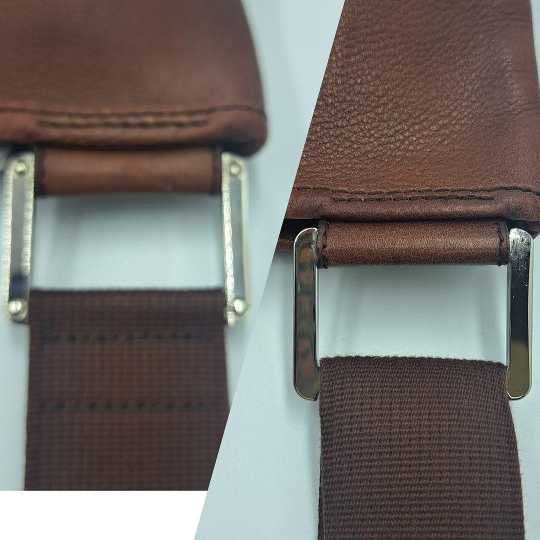 LOEWE shoulder bag brown leather