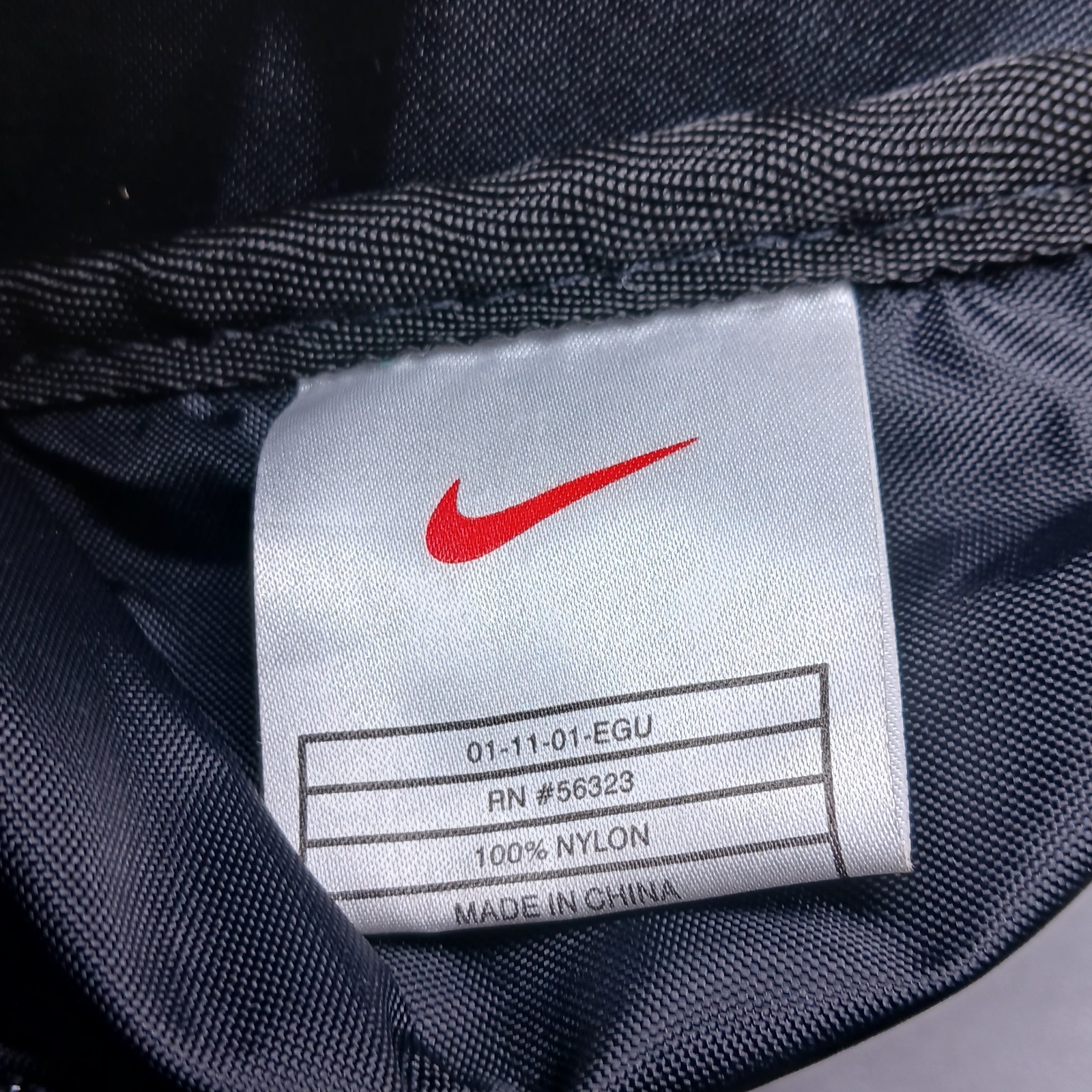 Vintage Nike Ripstop Convertible Back Pack Duffel Bag Black Nylon