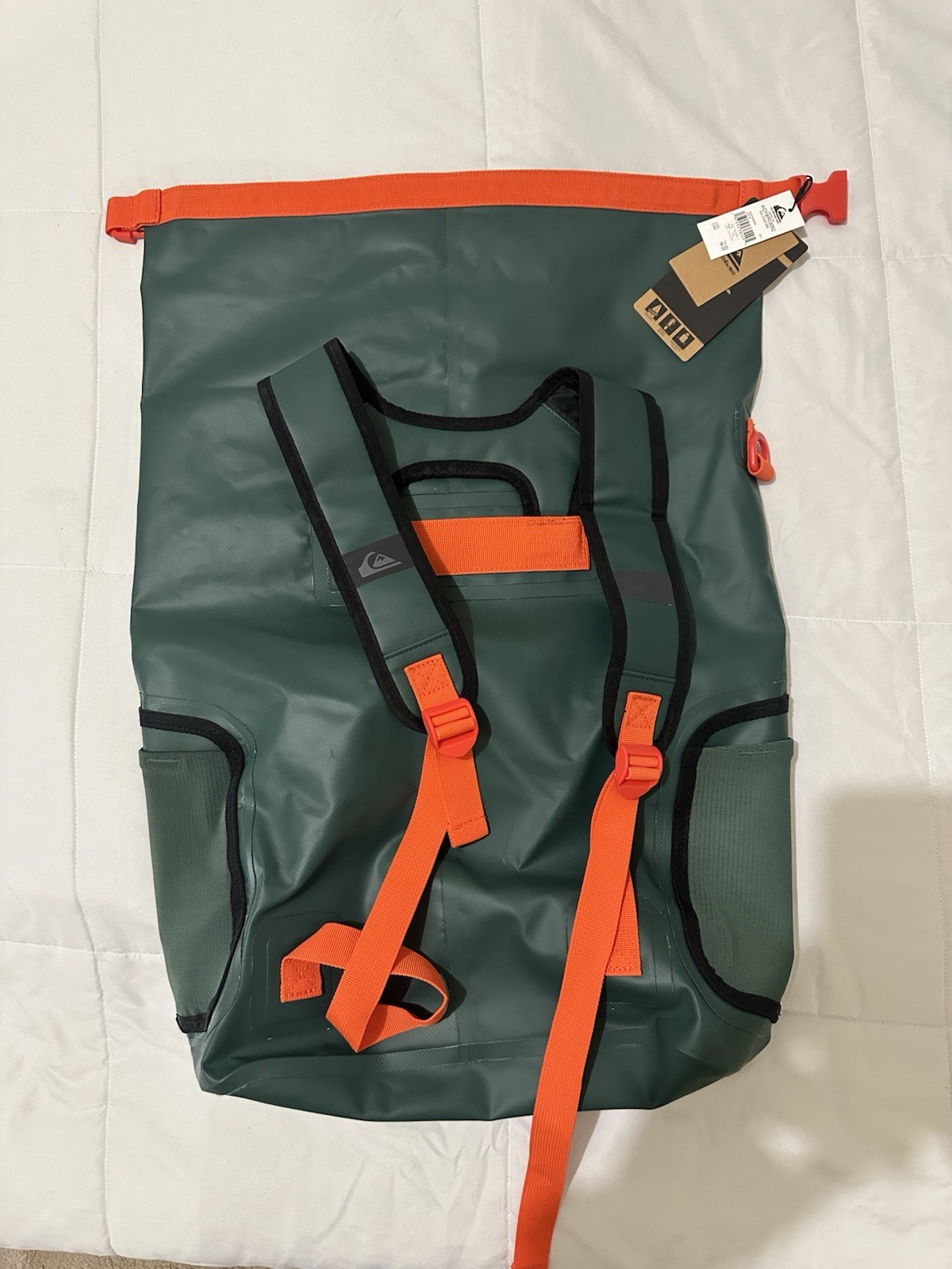 Quiksilver Sea Stash Mid Backpack Roll Top Wet/Dry Backpack Bag 22L MSRP-$75