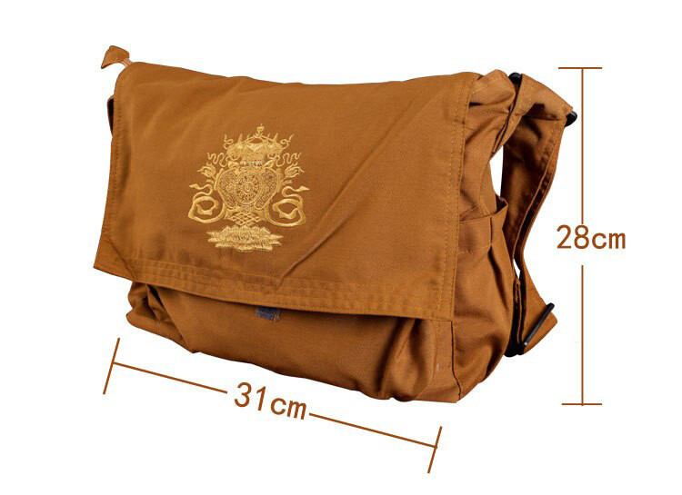 Canvas One Shoulder Bag Chaoshan Bag Buddha Bag Monk Bag Incense Bag Arhat Bag