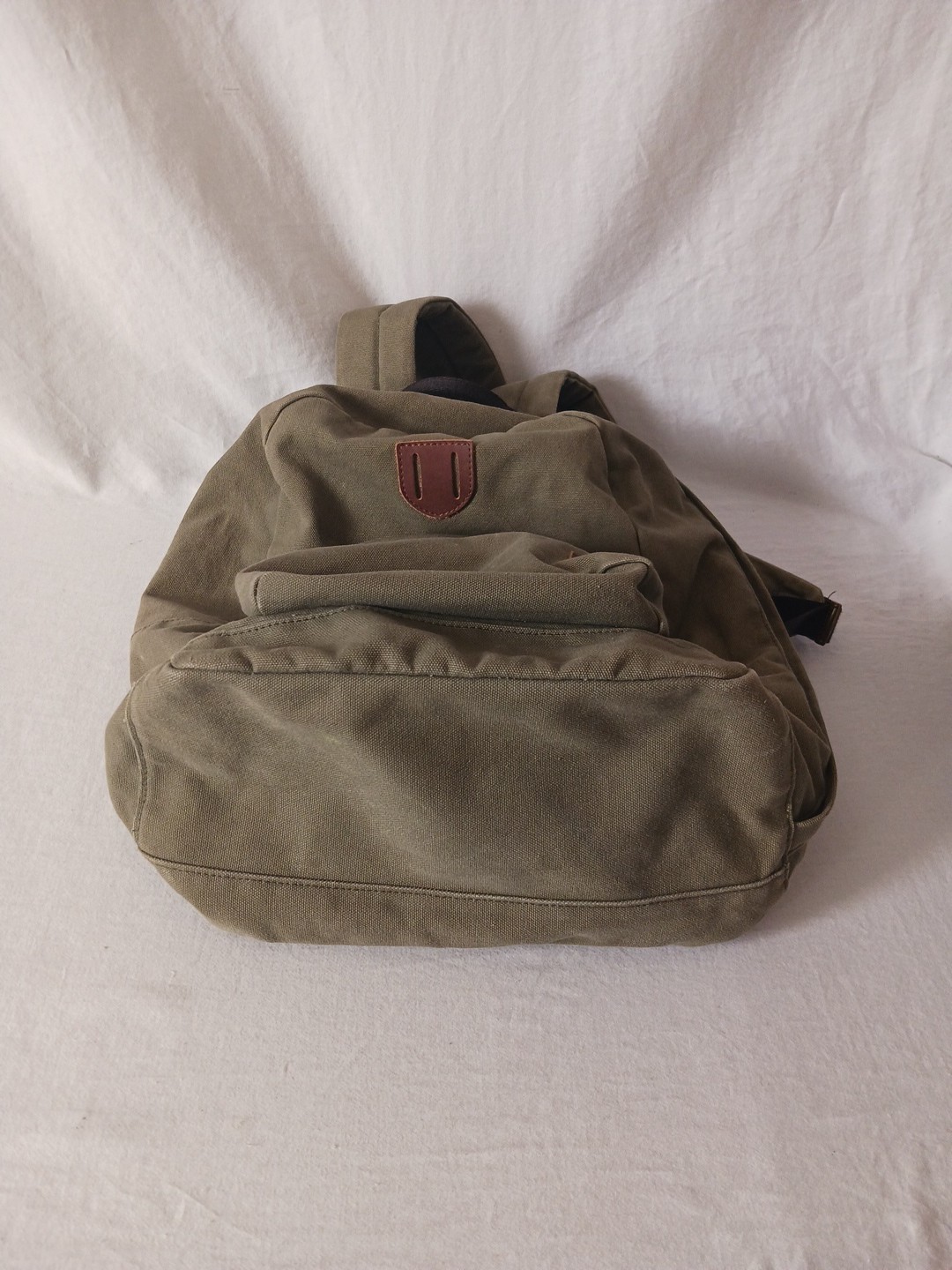 Brixton Olive Green Back Pack Canvas 100% Cotton – EUC