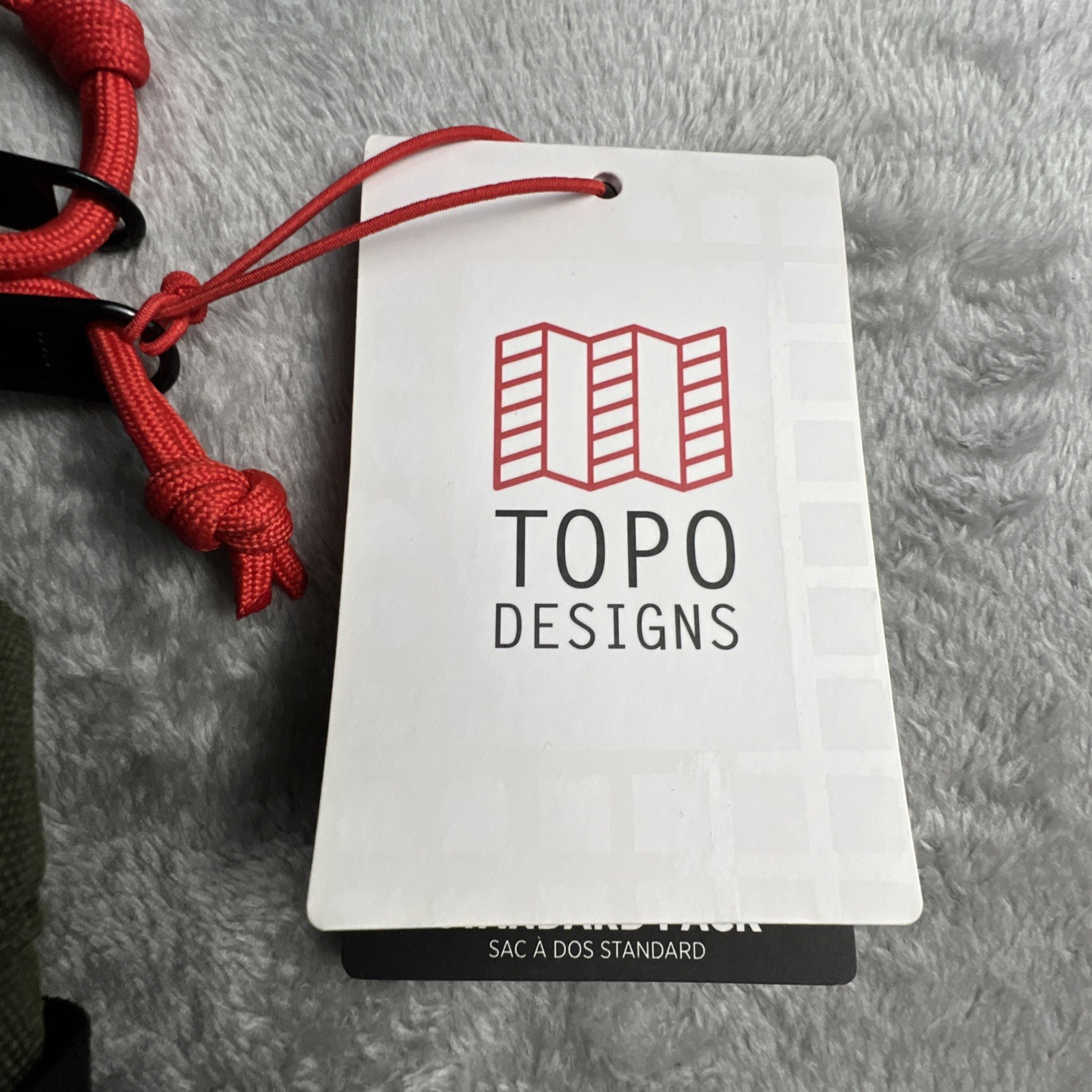 Topo Designs Standard Pack Backpack Olive Green Knob Creek Logo Laptop 22L NWT