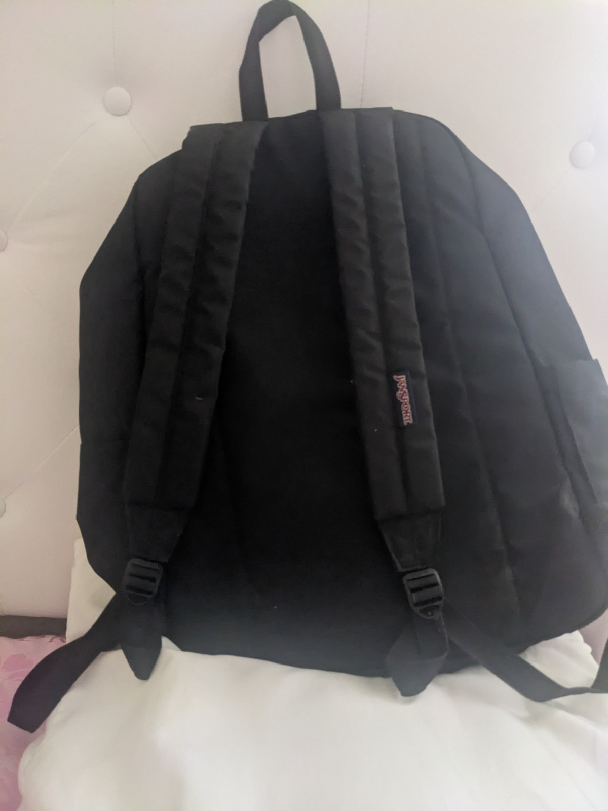 JanSport T501 Superbreak Backpack- Black old school style canvas