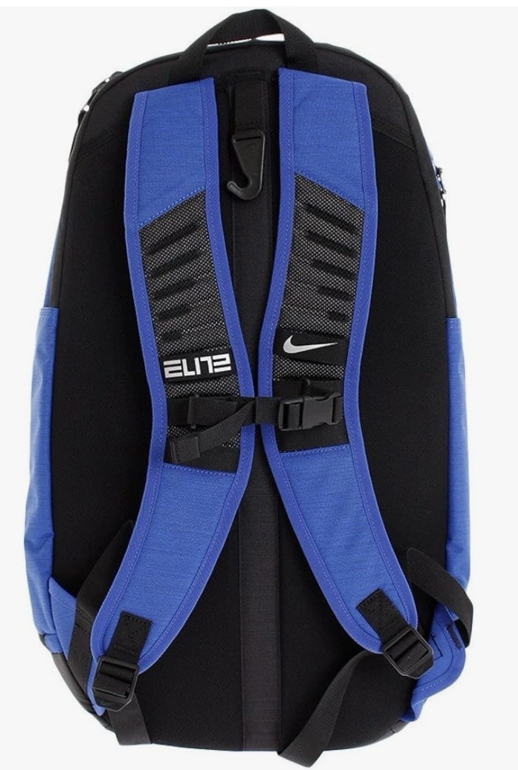 Nike Hoops Elite Pro Basketball Backpack, Black/Royal Blue/Cool Grey Book Bag