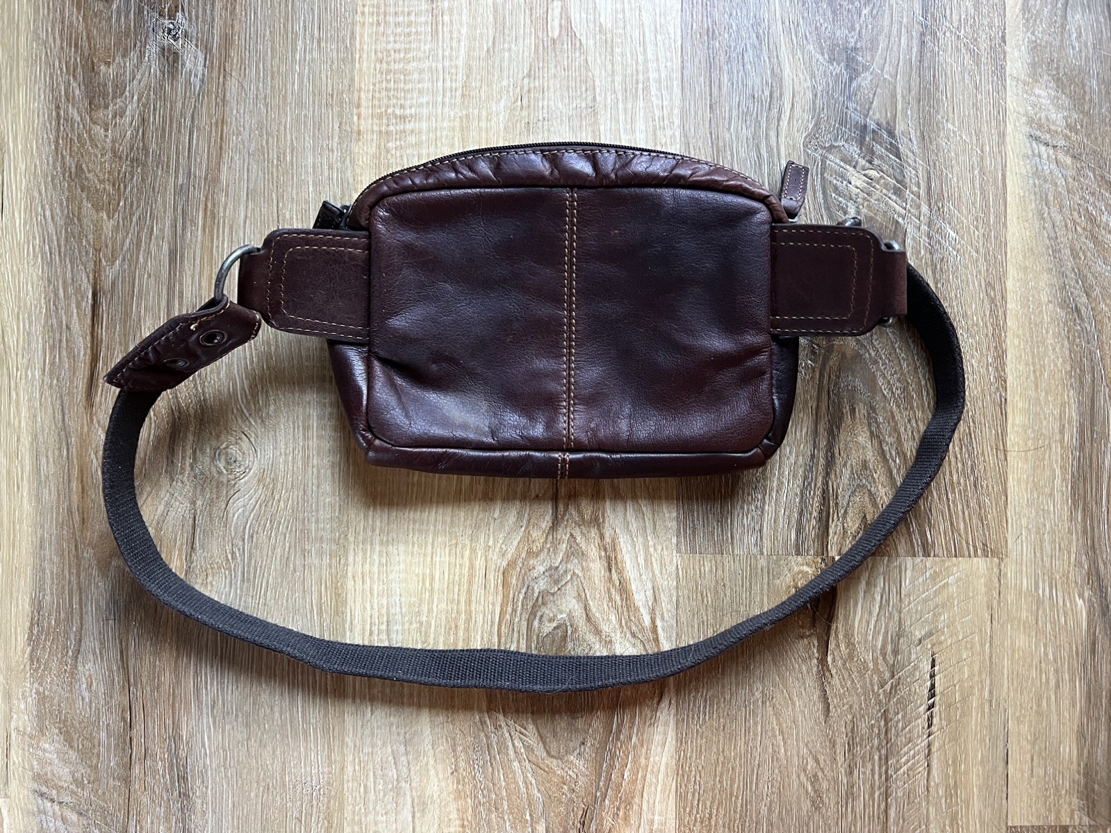 Jack Georges Voyager Brown Buffalo Fine Leather Belt Bag UNISEX Fanny Pack