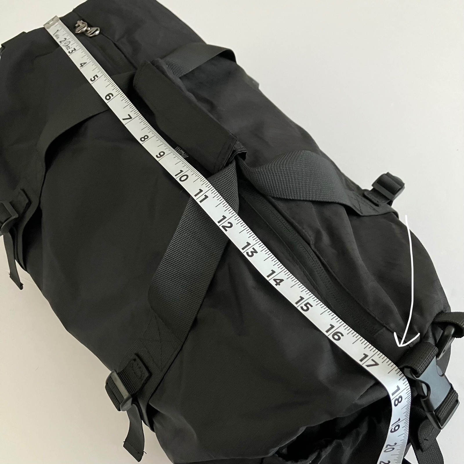 Mack Weldon Packable Duffel Gym Bag Ripstop Nylon Water Resistant 17.5″X9″X9.5″