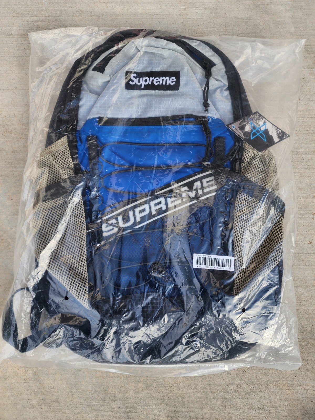 NEW Supreme FW23 3D Logo Backpack Blue Box Logo💙✨️