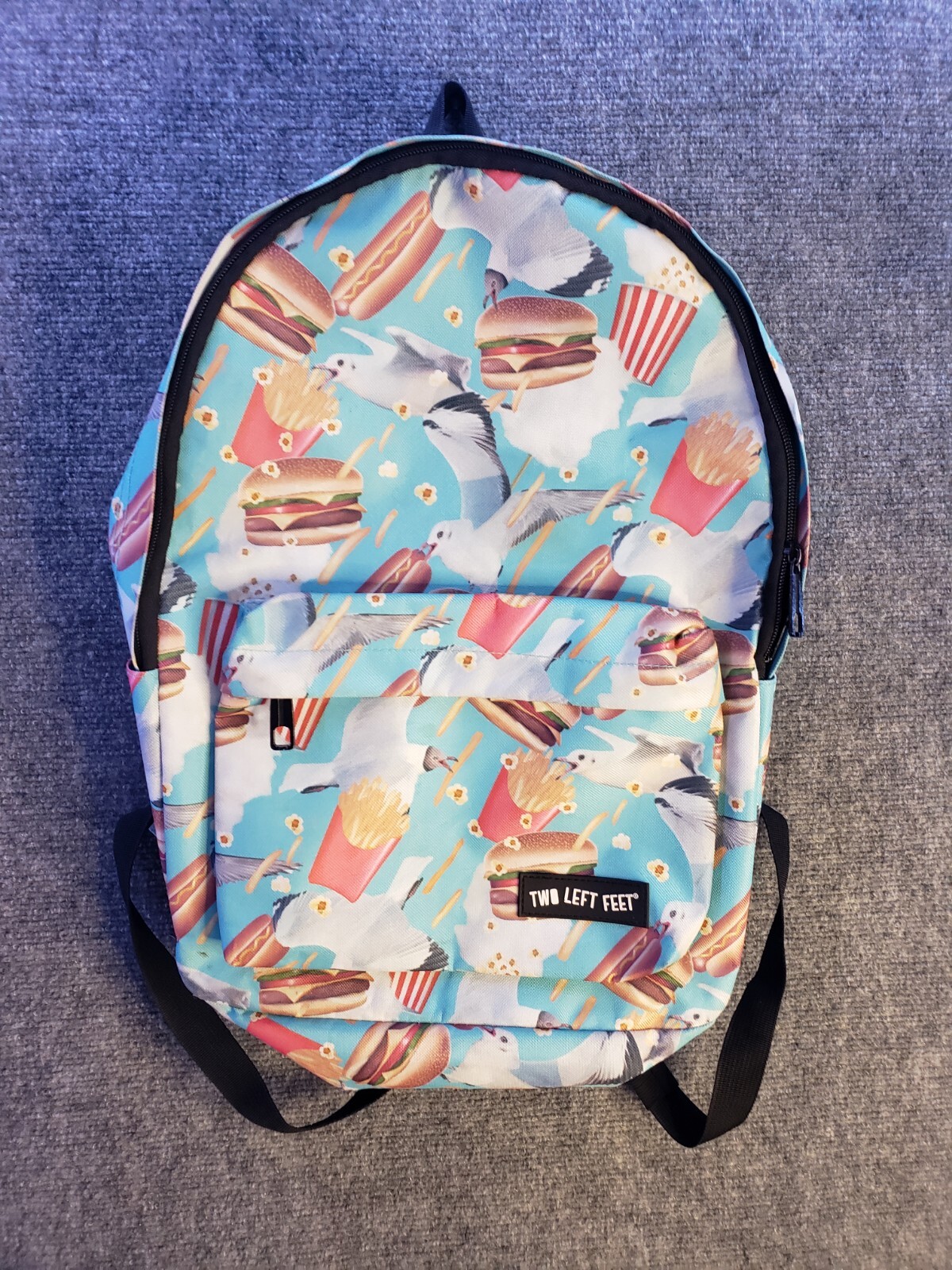 TWO LEFT FEET BACKPACK – BIRD FEED (BIG 17X12X6 INCHES