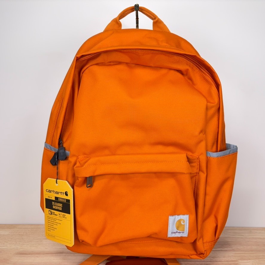 NWT Carhartt 21L Classic Laptop Water Resistant Backpack – Marmalade Orange