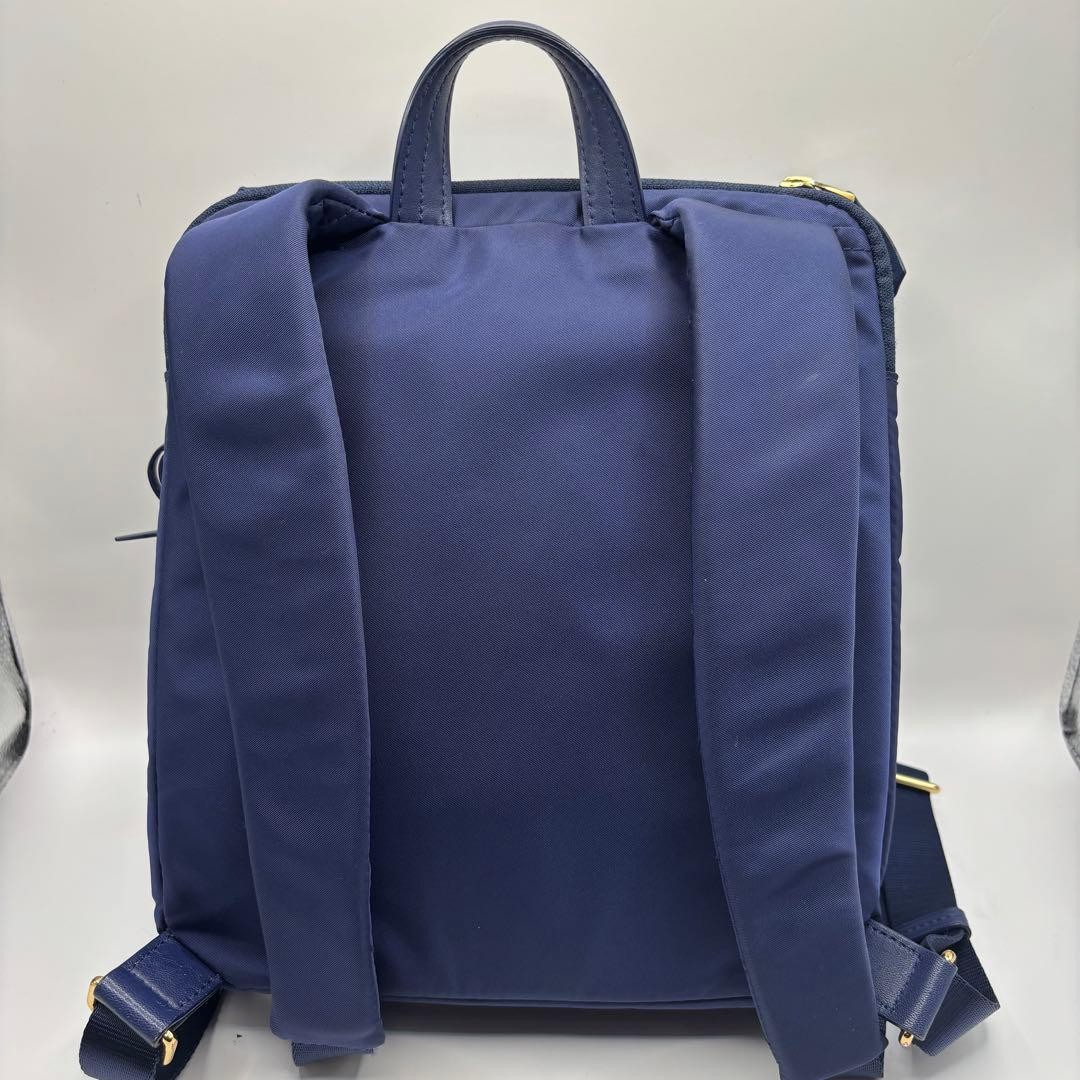 TUMI Voyageur Nylon Mini Backpack Blue