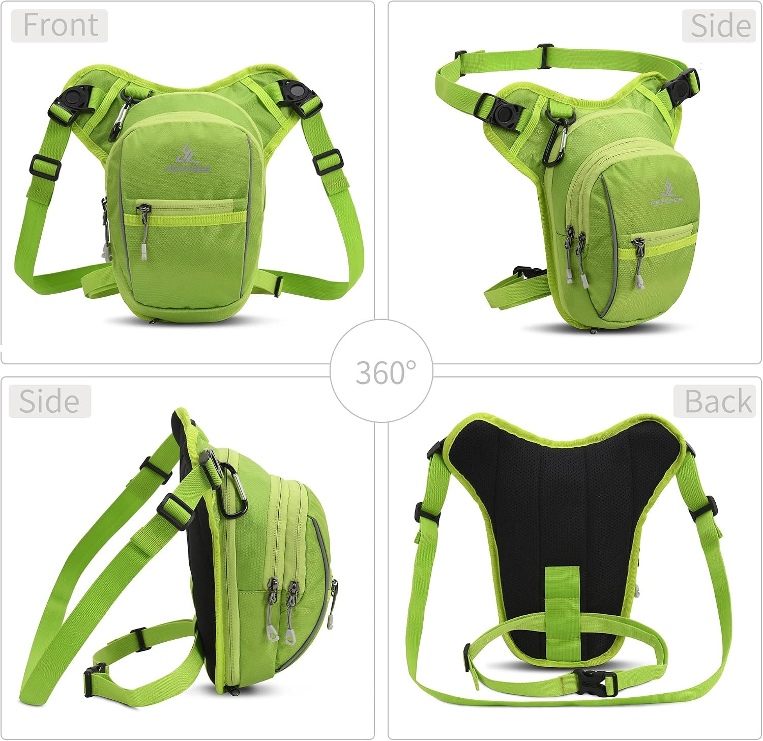 Drop Leg Bag- Expandable Space Thigh Bag Waterproof Outdoor Motorcycle Bike Ride
