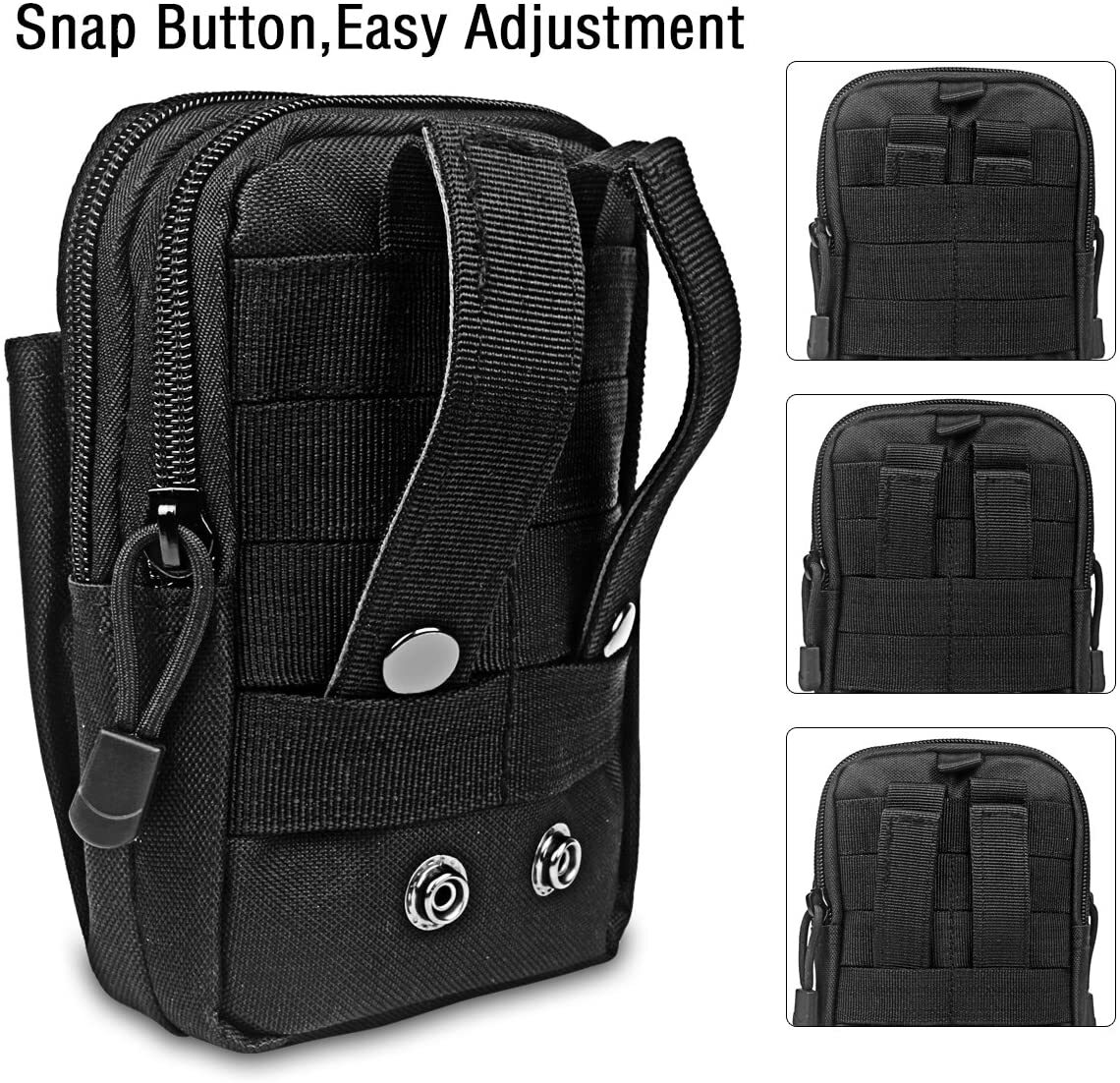Tactical Molle Pouch Belt Waist Pack Bag Military Waist Fanny Pack Phone Pocket